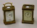 Lot of Two French Carriage Clocks