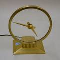 Jefferson Golden Hour Electric Art Deco Brass Clock