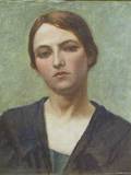 Framed Oil Portrait of a Woman