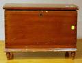 Pennsylvania Childs Poplar Blanket Box with Turned Feet