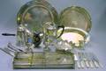 Group of Mostly Silver Plated and Sterling Silver Tableware