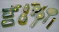 Eight Assorted Sterling Silver and Four Silver Plated Dresser Articles