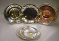 Four Sterling Silver Pastry Plates