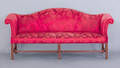 George III mahogany camelback sofa ca 1775