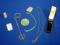 Group of Gold and Jade Jewelry