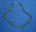 Spinach Green Jade Beaded Necklace