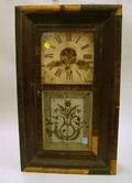 Chauncey Jerome Mahogany Veneered Ogee Clock