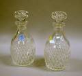 Pair of AngloIrish Colorless Cut Glass Decanters