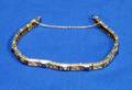 Art Deco Style 14kt Gold Sapphire and Diamond Bracelet