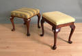 Pair of Queen Anne style stools