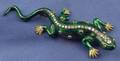 Enamel and Gemset Salamander Brooch
