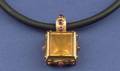 18kt Gold Fire Opal and Gemset Pendant Necklace Maho Fruithof