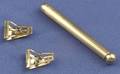 14kt Gold and Sapphire Clips and Retractable Pencil Cartier