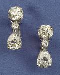 Platinum and Diamond Earpendants