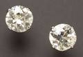 Pair of Platinum and Diamond Earstuds