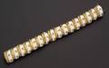 18kt Gold and White Enamel Bracelet David Webb