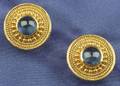 22kt Gold and Sapphire Earstuds