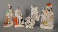 Five Staffordshire figures 19th c