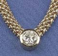 14kt Gold and Diamond Pendant Necklace