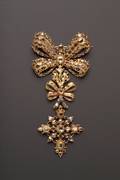 Antique Diamond Bow Brooch