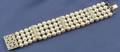 14kt White Gold Cultured Pearl and Diamond Bracelet