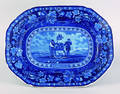 Historical blue Staffordshire