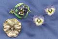 Three Art Nouveau Enamel Jewelry Items