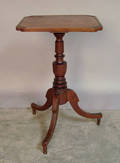 Federal cherry tray top candlestand