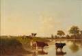 Thomas Hewes Hinckley American 18131896 Cattle Watering