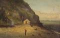 Wesley Webber American 18391914 Waiting by the Shed on the Beach
