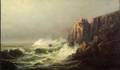 Attributed to Harrison Bird Brown American 18311915 Crashing Surf