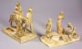 Paul Howard Manship American 18851966 Lot of Two Figural Groups Settlers of East