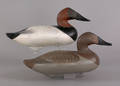 Pair of R Madison Mitchell canvasback duck decoys