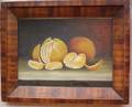 Framed Oil on Panel Still Life of Oranges