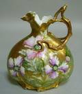 Austrian Parcel Gilt Porcelain Pitcher