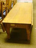 Country Pine Dropleaf Low Table