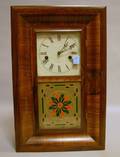 Small Ansonia Brass Co Rosewood Veneer Ogee Shelf Clock