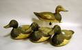 Four Carved and Painted Wooden Duck Decoys