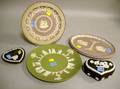 Five Wedgwood Solid Jasper Table Items