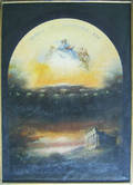 Oil on canvas religious work