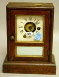Small Seth Thomas Rosewood Veneer Cottage Shelf Clock