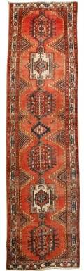 Hand Woven Persian Heriz Runner 3 2 x 12 6