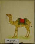 Lot of Two Modern Camel Gouaches with Inset Gems