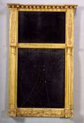 Classical Gilt Gesso and Wood Pier Mirror