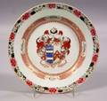 Chinese Export Porcelain Armorial Plate
