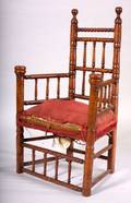 Turned Maple and Ash Brewster Armchair