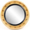 Regency Style Giltwood Framed Convex Wall Mirror