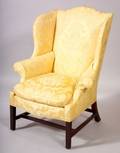 Federal Mahogany Carved Easy Chair