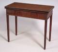 Federal Mahogany and Mahogany Veneer Card Table