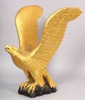 Carved and Gilded Wooden Eagle Architectural Ornament